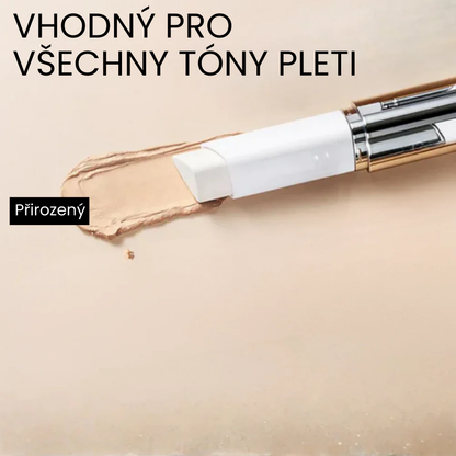 Make-up 2 v 1 s integrovaným štetcom